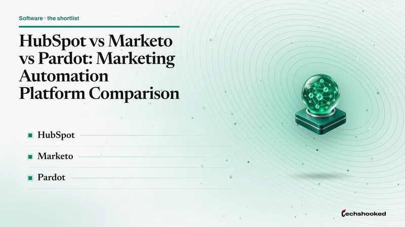 Comparison card: HubSpot vs Marketo vs Pardot: Marketing Automation Platform Comparison
