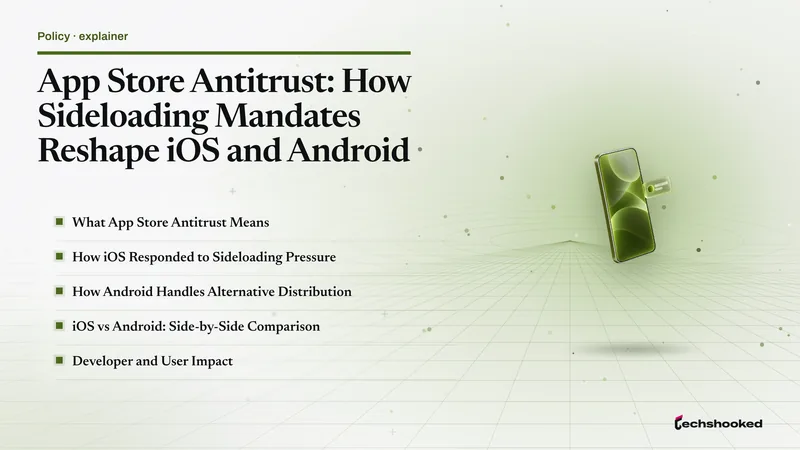 Comparison card: App Store Antitrust: How Sideloading Mandates Reshape iOS and Android