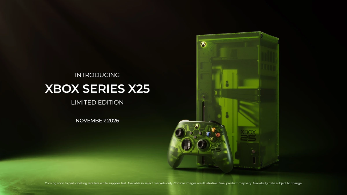 Xbox 25th Anniversary Console dashboard
