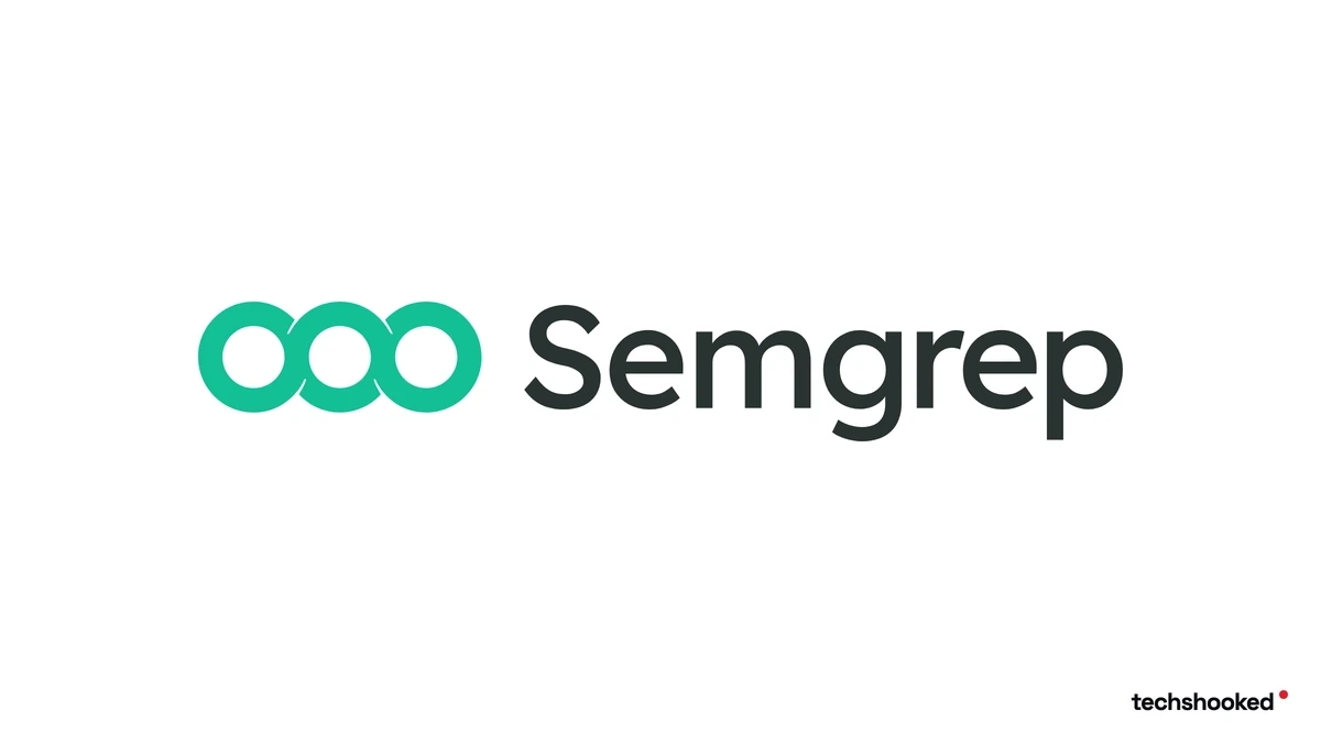 Semgrep logo green and black on white