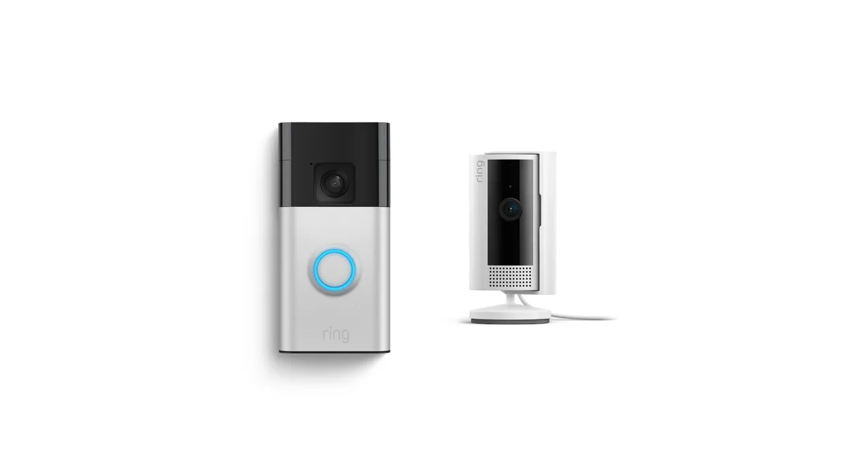 Ring Video Doorbell and indoor security camera