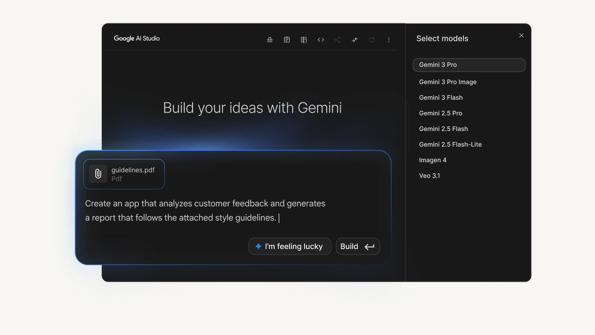Google Gemini AI developer platform