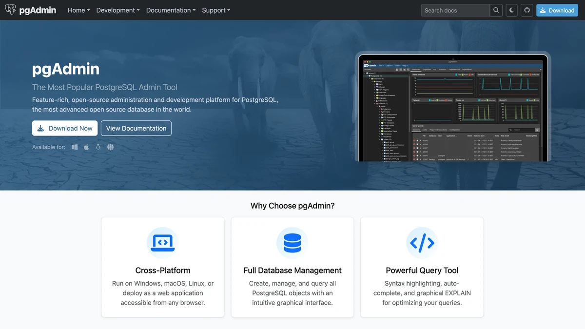pgAdmin interface showing PostgreSQL query editor and database schema browser