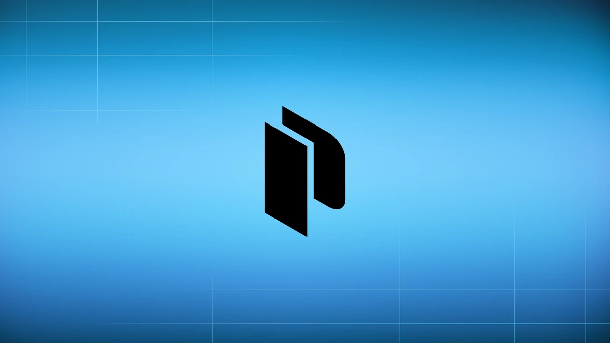 Official Packer logomark in black on HashiCorp's Packer-blue gradient background