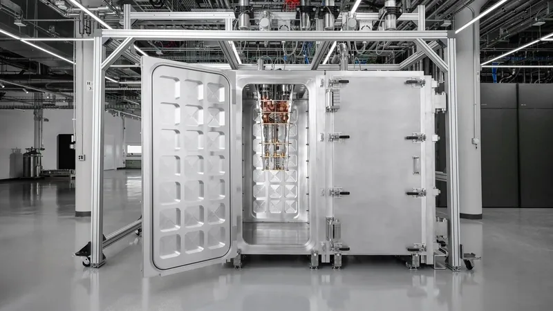 IBM modular cryogenic cells connected at the Poughkeepsie quantum facility