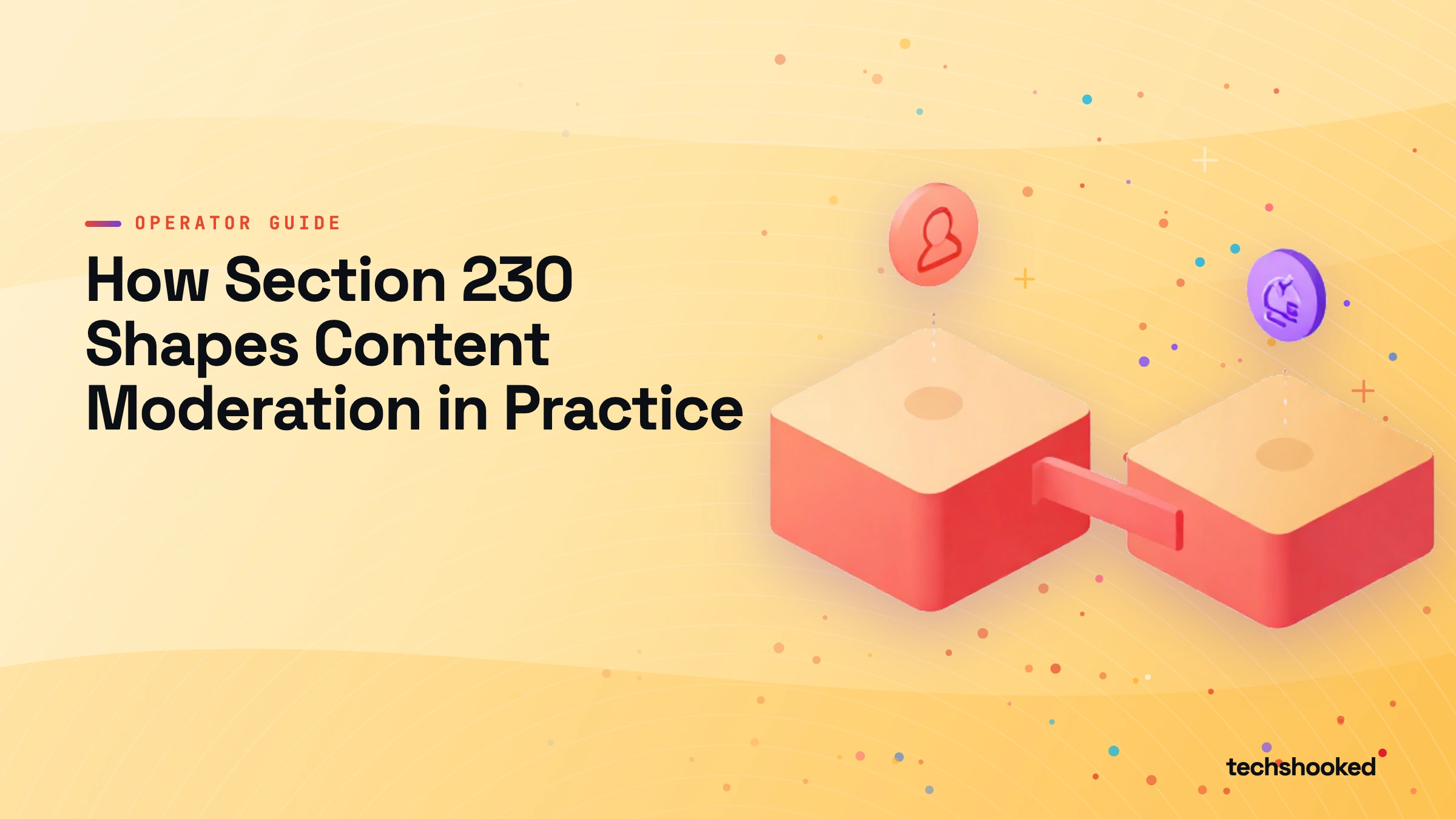 Explainer diagram: Section 230 and Content Moderation