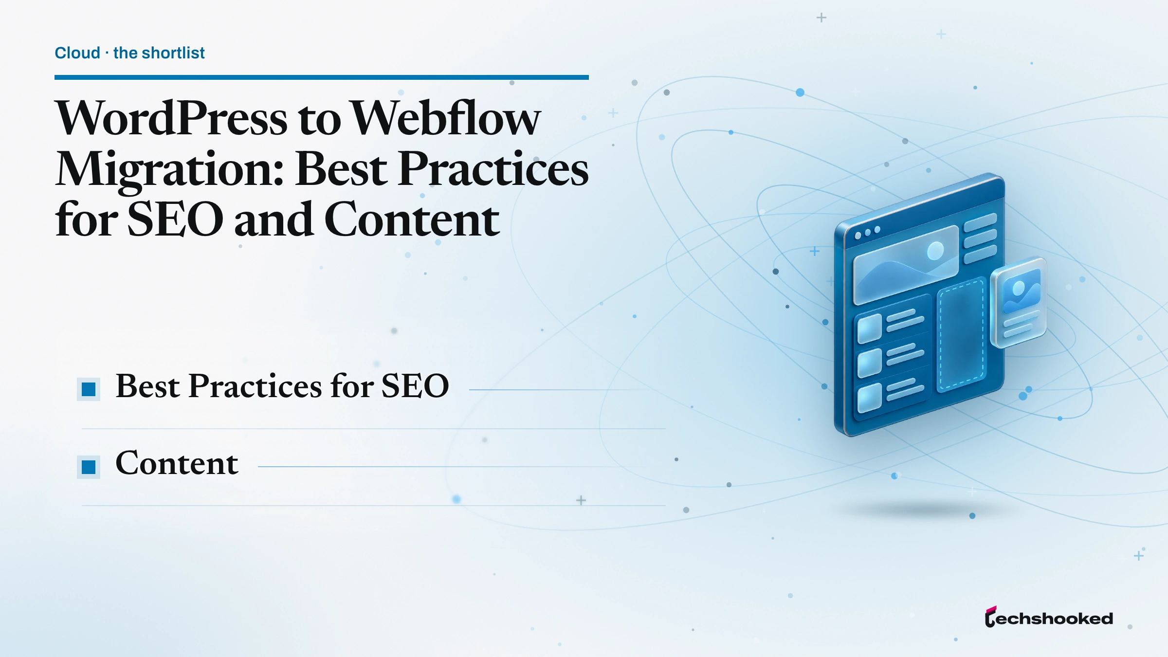 Flow diagram: Migrating WordPress to Webflow