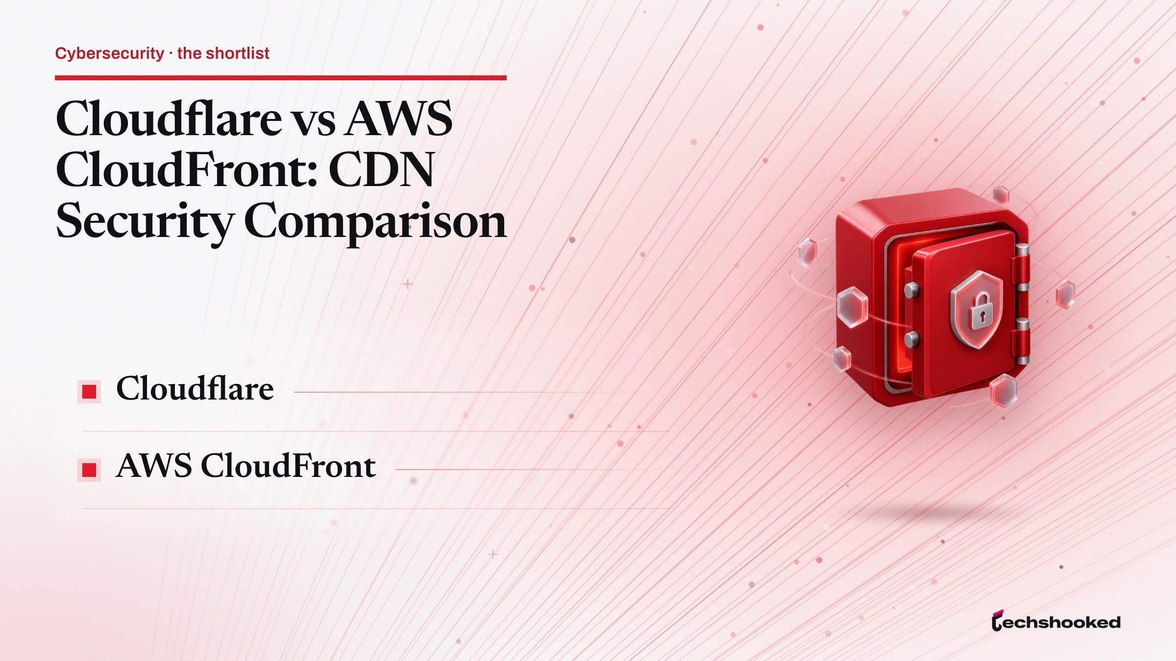 Comparison card: Cloudflare vs AWS CloudFront: CDN Security Comparison