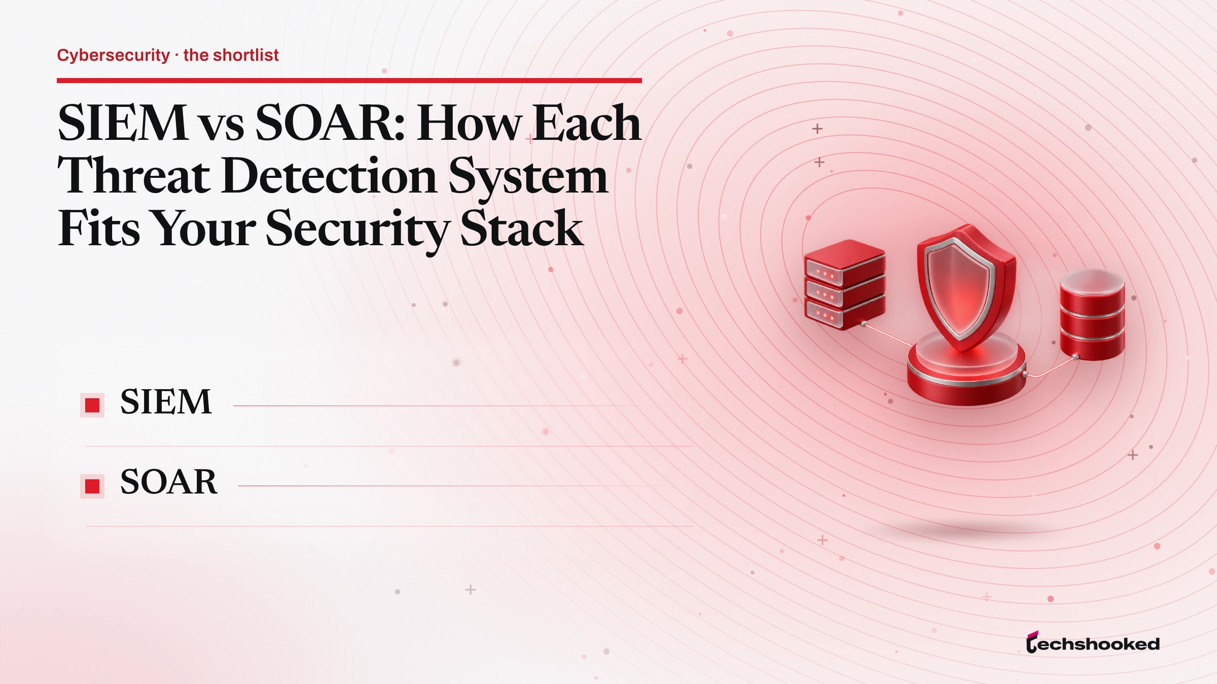 Comparison card: SIEM vs SOAR: How Each Threat Detection System Fits Your Security Stack