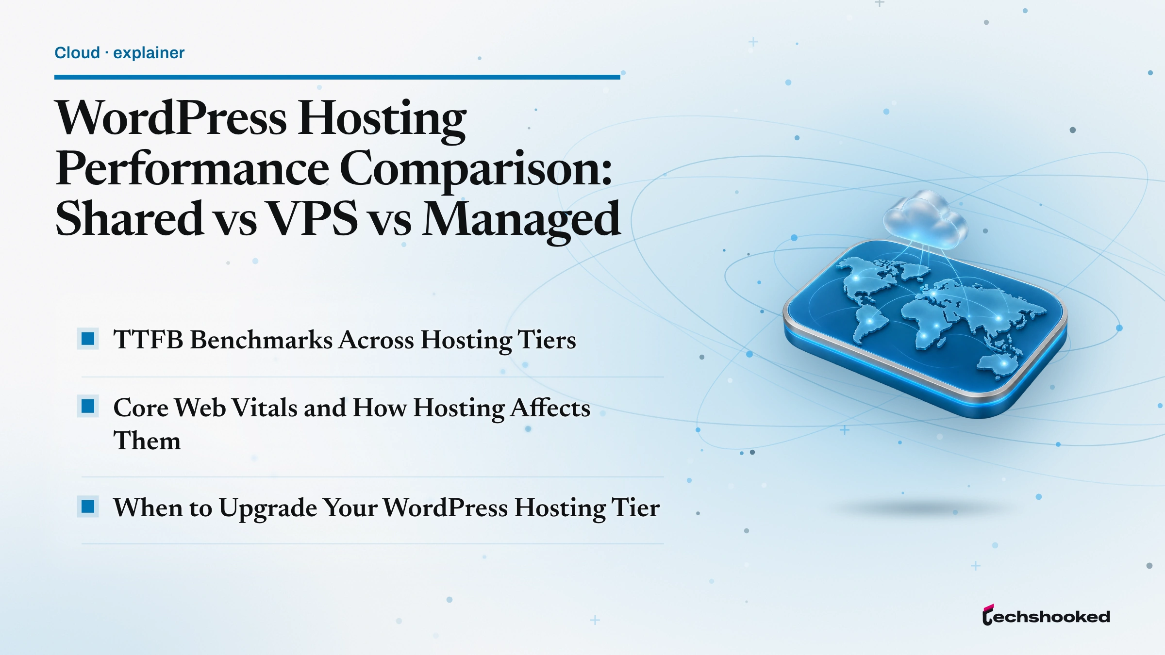 Comparison card: WordPress Hosting Performance Comparison: Shared vs VPS vs Managed