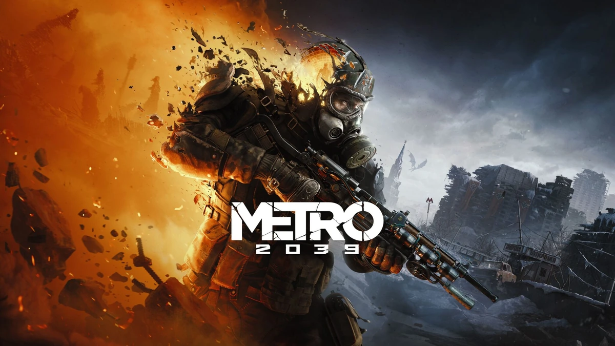 Metro 2039 key art logo centered on dark backdrop
