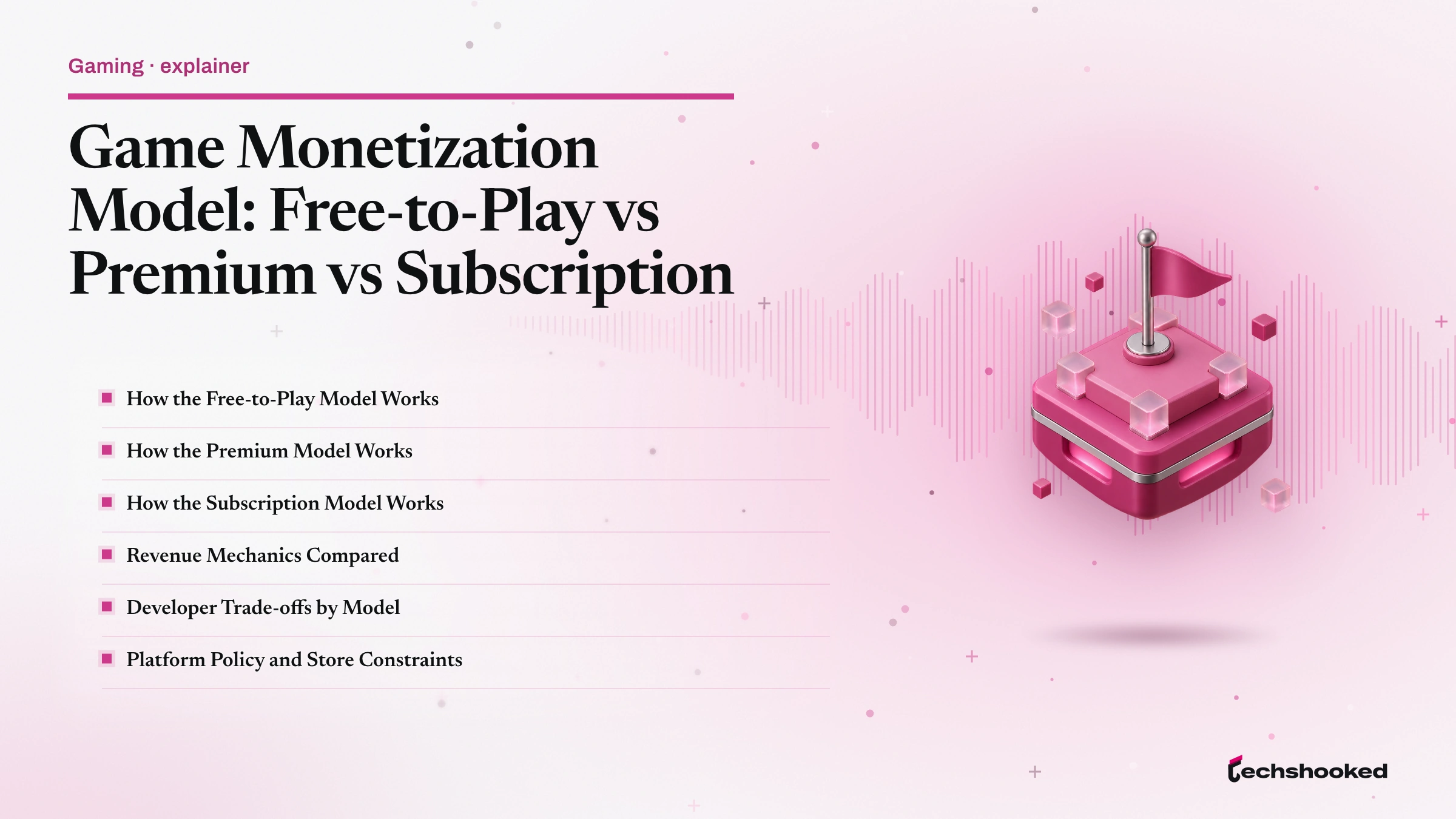 Comparison card: Game Monetization Model: Free-to-Play vs Premium vs Subscription