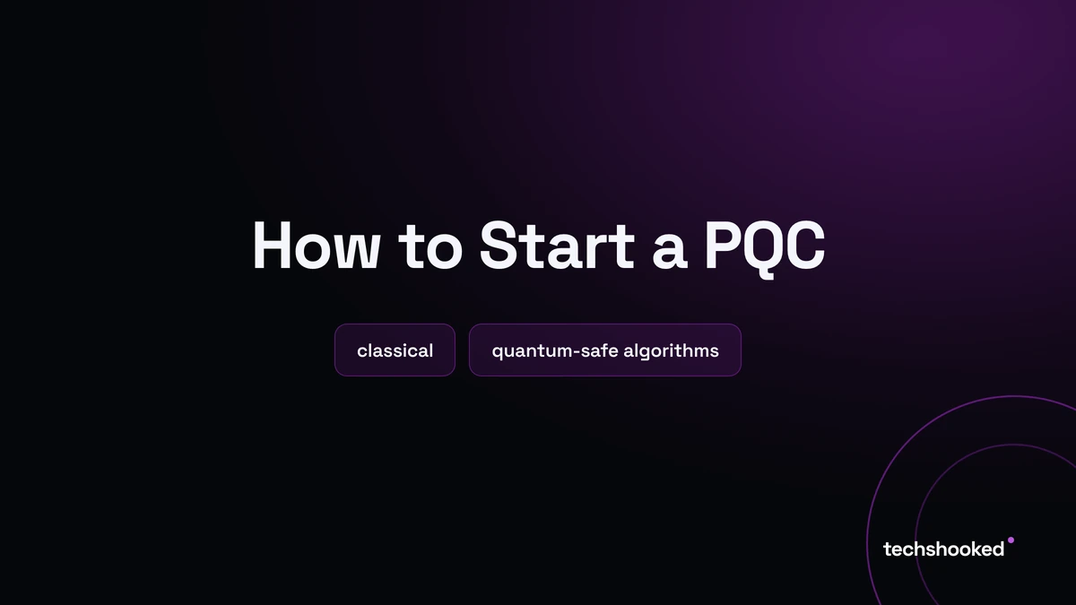Diagram illustrates How to Start a PQC Migration Roadmap: classical, quantum-safe algorithms.