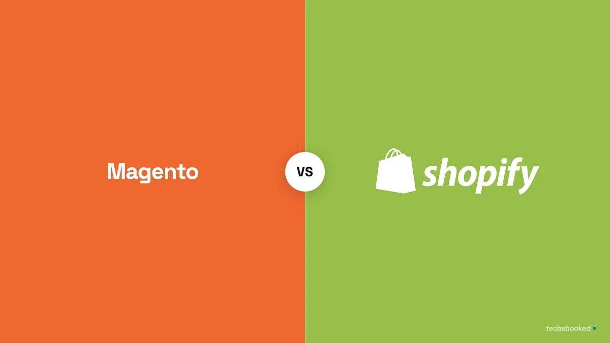 Logos of Magento and Shopify.