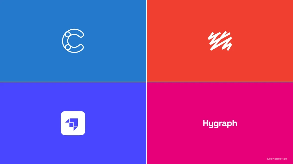Logos of Contentful, Sanity, Strapi, and Hygraph.